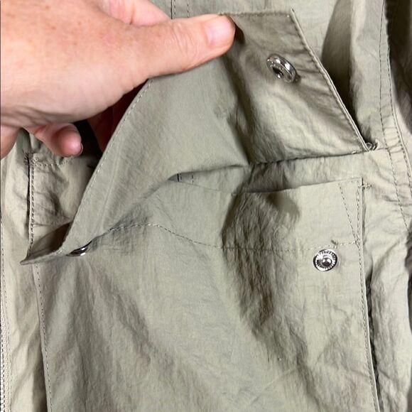SO Green Utility Jacket Cropped Style - Picture 8 of 8